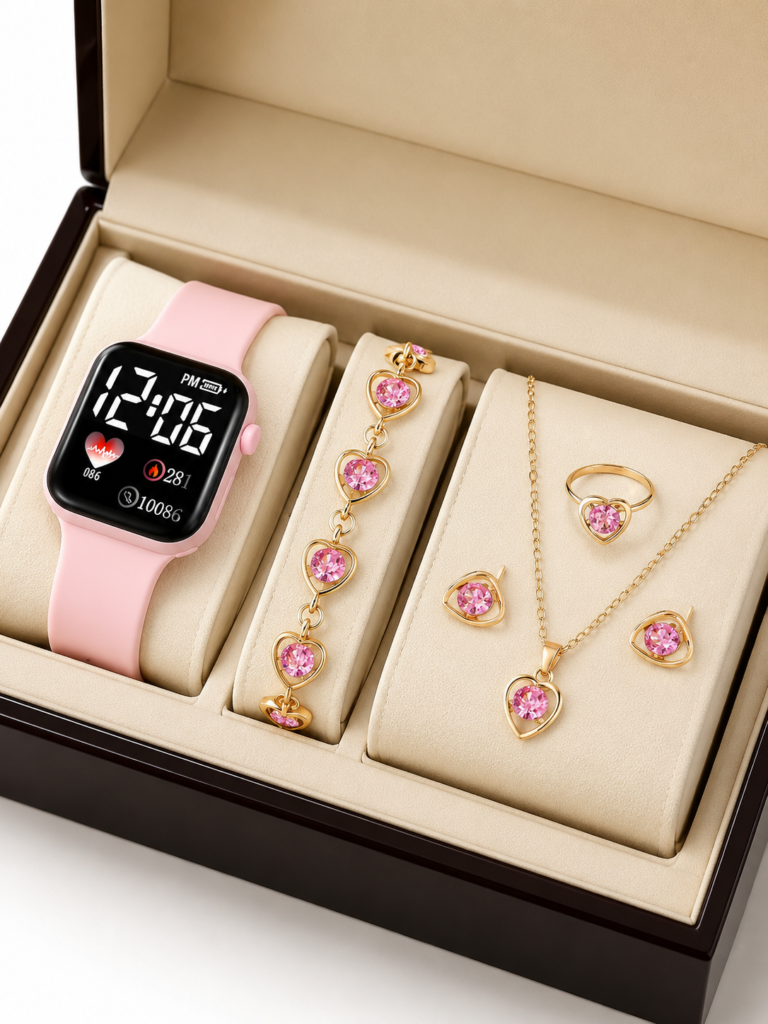 Kit Smartwatch Elegance Rosé™